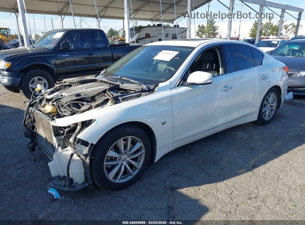 JN1EV7APXHM731456 2017 INFINITI Q50 White Front left