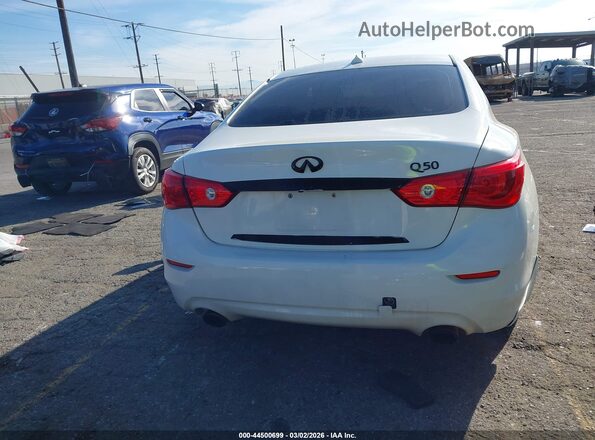 JN1EV7APXHM731456 2017 INFINITI Q50 White 