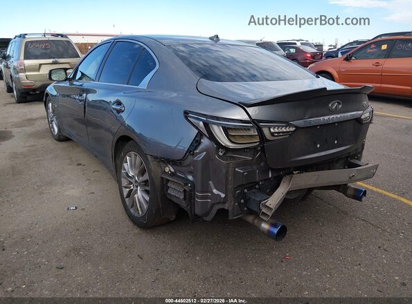 JN1EV7APXKM511936 2019 INFINITI Q50 Серый Задняя левая четверть