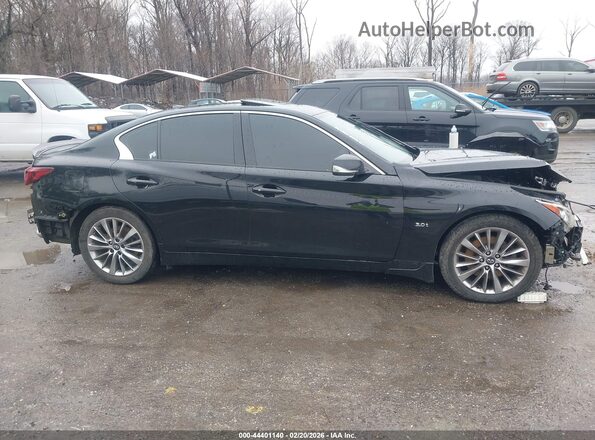 JN1EV7APXKM513170 2019 INFINITI Q50 Черный Вид задней части салона