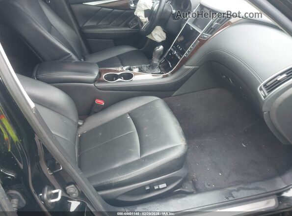 JN1EV7APXKM513170 2019 INFINITI Q50 Черный Вид салона спереди