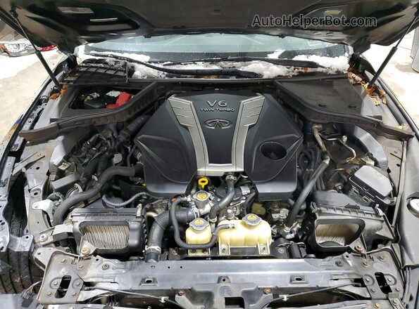 JN1EV7AR4JM444556 2018 INFINITI Q50 Черный Вид задней части салона