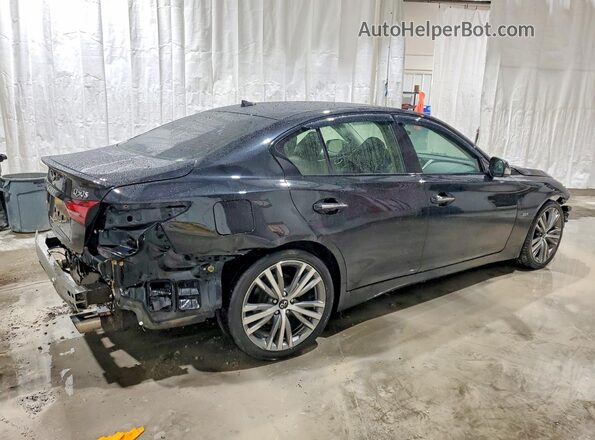 JN1EV7AR4JM444556 2018 INFINITI Q50 Черный Задняя правая четверть