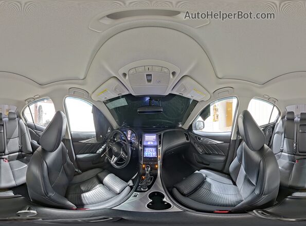 JN1EV7AR4JM444556 2018 INFINITI Q50 Черный Панорамный вид салона 360°