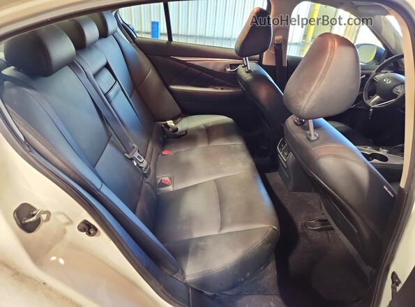 JN1EV7AR9HM836314 2017 INFINITI Q50 Белый Вид задних сидений