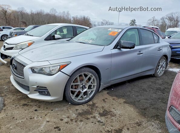 JN1EV7AR9HM836491 2017 INFINITI Q50 Silver Przód lewy
