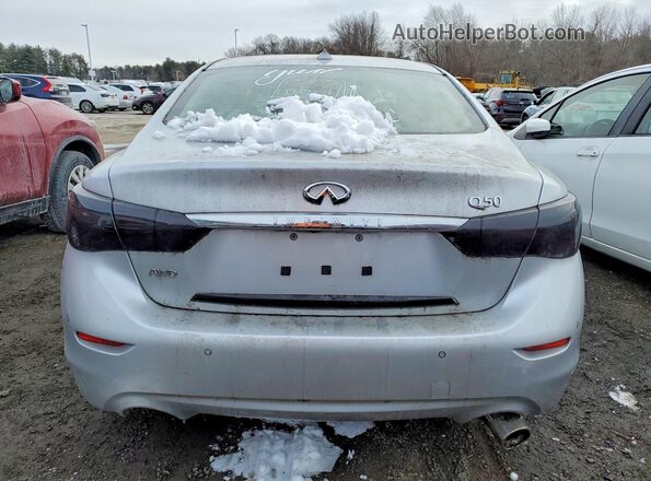 JN1EV7AR9HM836491 2017 INFINITI Q50 Silver Widok z tyłu