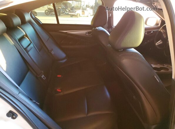 JN1EV7BP0MM705151 2021 INFINITI Q50 White Vista de los asientos traseros