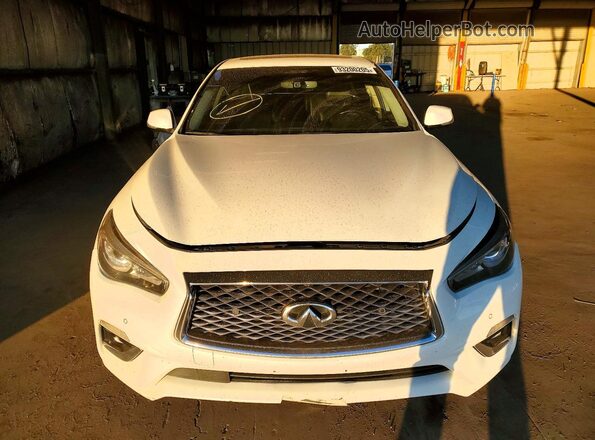 JN1EV7BP0MM705151 2021 INFINITI Q50 White Vista frontal