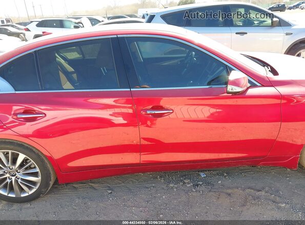 JN1EV7BP8PM511505 2023 INFINITI Q50 Red Widok wnętrza 360 stopni