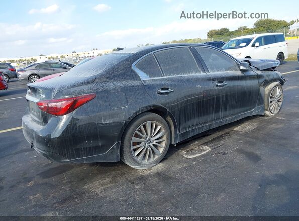 JN1EV7BP8PM512993 2023 INFINITI Q50 Черный Задняя правая четверть
