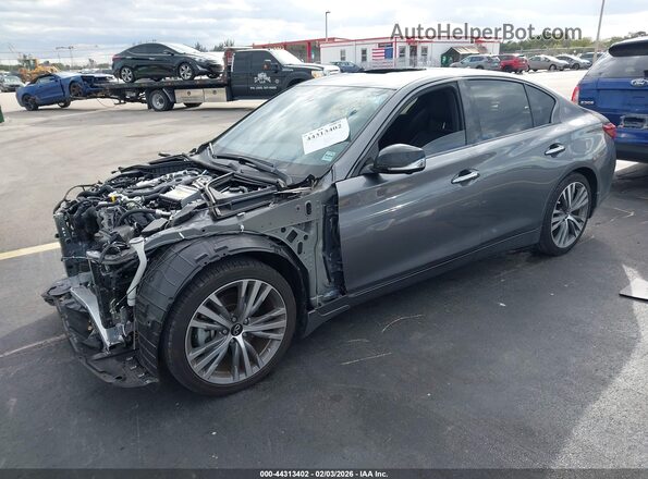 JN1EV7CP2RM601394 2024 INFINITI Q50 Серый Передняя левая четверть