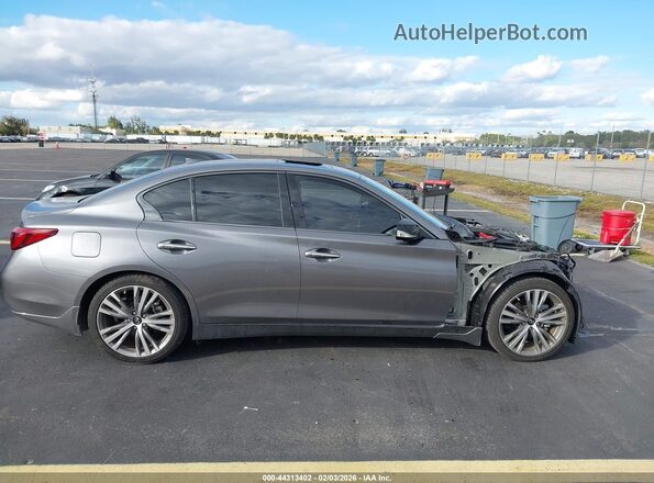 JN1EV7CP2RM601394 2024 INFINITI Q50 Серый Вид задней части салона