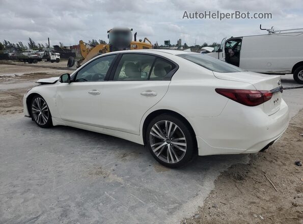 JN1EV7CP4PM510785 2023 INFINITI Q50 Белый Задняя левая четверть