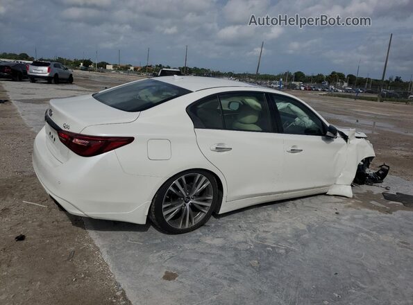 JN1EV7CP4PM510785 2023 INFINITI Q50 Белый Задняя правая четверть