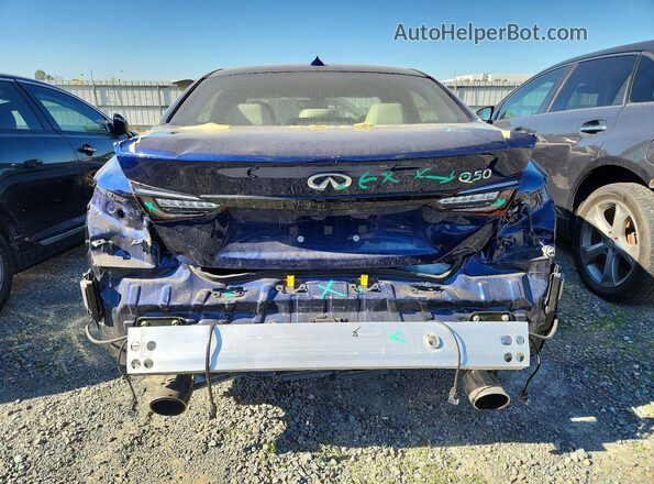 JN1EV7CP9RM601585 2024 INFINITI Q50 Blue Widok z tyłu