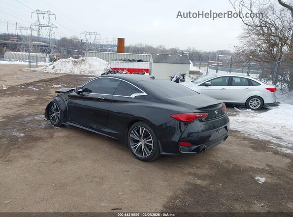 JN1EV7EL2KM290307 2019 INFINITI Q60 Черный Задняя левая четверть