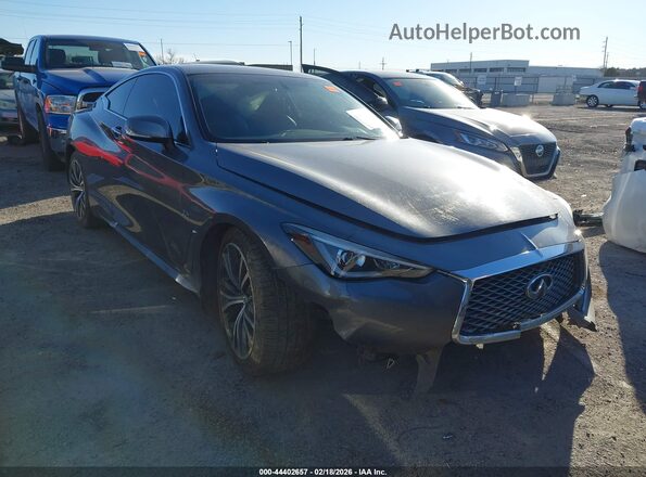 JN1EV7EL7JM391728 2018 INFINITI Q60 Серый Передняя правая четверть