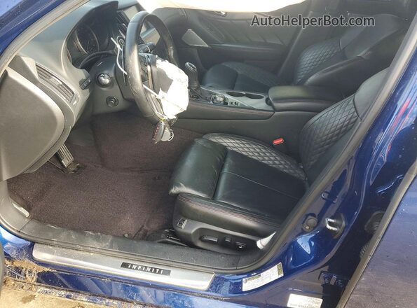 JN1FV7AP1KM760355 2019 INFINITI Q50 Blue Vista interior delantera