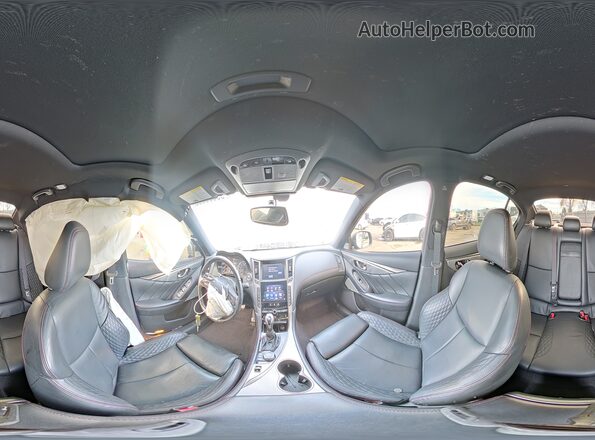 JN1FV7AP1KM760355 2019 INFINITI Q50 Blue Vista interior de 360 grados