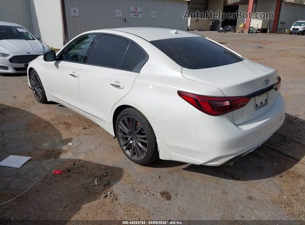 JN1FV7DP1RM660570 2024 INFINITI Q50 Белый Задняя левая четверть
