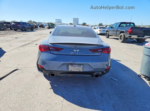 JN1FV7LL1MM560413 2021 INFINITI Q60 Бирюзовый Вид сзади