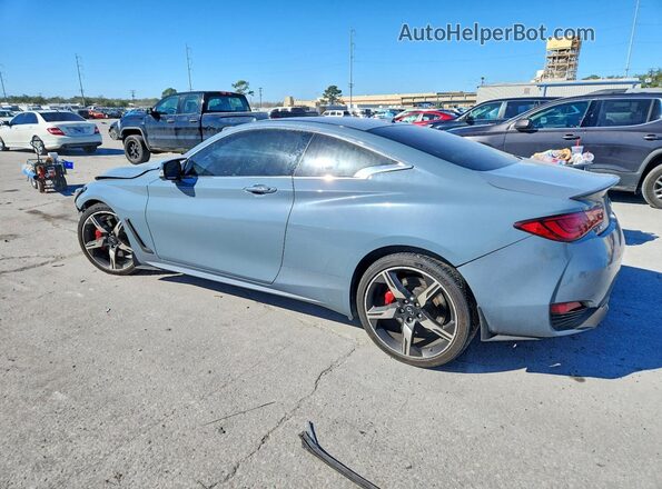 JN1FV7LL1MM560413 2021 INFINITI Q60 Бирюзовый Задняя левая четверть