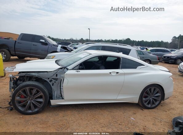 JN1FV7LL5NM680135 2022 INFINITI Q60 White Widok wnętrza 360 stopni