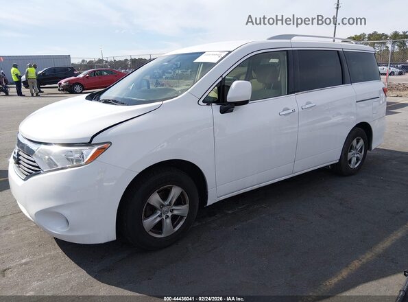 JN8AE2KP5H9165159 2017 NISSAN QUEST Белый Передняя левая четверть