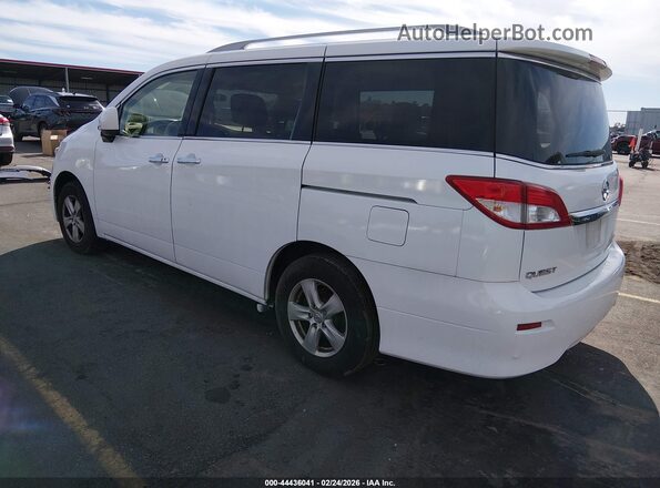 JN8AE2KP5H9165159 2017 NISSAN QUEST Белый Задняя левая четверть