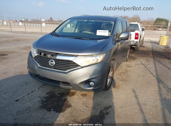 JN8AE2KP6H9167728 2017 NISSAN QUEST Серый Передняя левая четверть