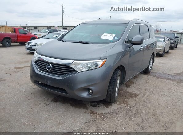 JN8AE2KP8H9167892 2017 NISSAN QUEST Gray Vista tres cuartos delantera izquierda