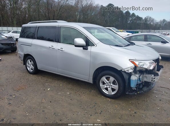 JN8AE2KP9H9166637 2017 NISSAN QUEST Серебряный Передняя правая четверть