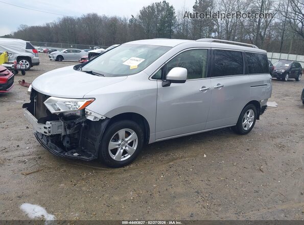JN8AE2KP9H9166637 2017 NISSAN QUEST Серебряный Передняя левая четверть