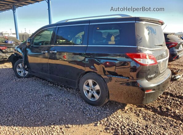 JN8AE2KPXH9168591 2017 NISSAN QUEST Черный Задняя левая четверть