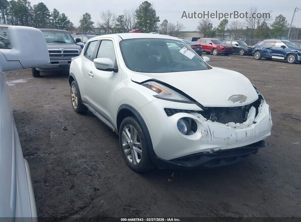 JN8AF5MR5HT705982 2017 NISSAN JUKE Белый Передняя правая четверть