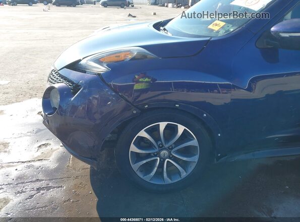 JN8AF5MRXHT704844 2017 NISSAN JUKE Blue Front view