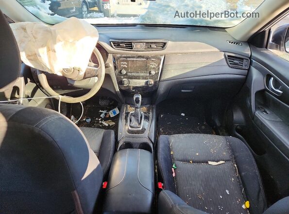 JN8AT2MV0HW256987 2017 NISSAN ROGUE Silver Вид панелі приладів