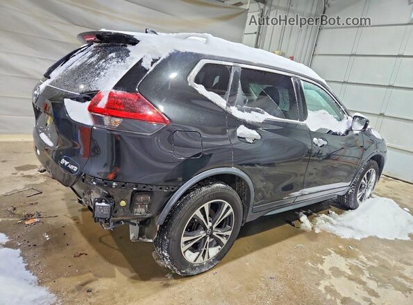 JN8AT2MV0KW397968 2019 NISSAN ROGUE Черный Задняя правая четверть