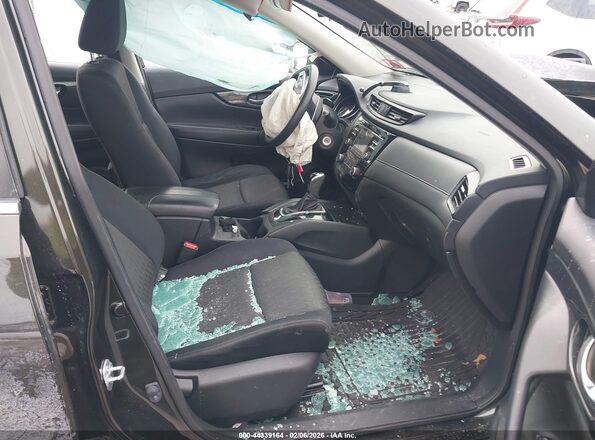 JN8AT2MV8HW013024 2017 NISSAN ROGUE Black Widok wnętrza z przodu