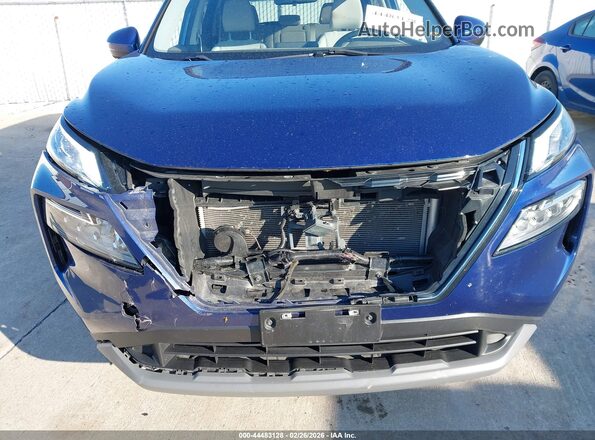 JN8AT3BA7MW008283 2021 NISSAN ROGUE Blue Widok z przodu