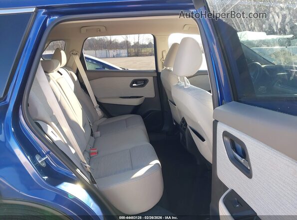 JN8AT3BA7MW008283 2021 NISSAN ROGUE Blue Widok naklejki z numerem VIN