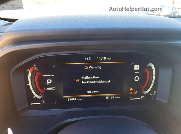 JN8AT3DD6MW310073 2021 NISSAN ROGUE Белый Вид щитка приборов