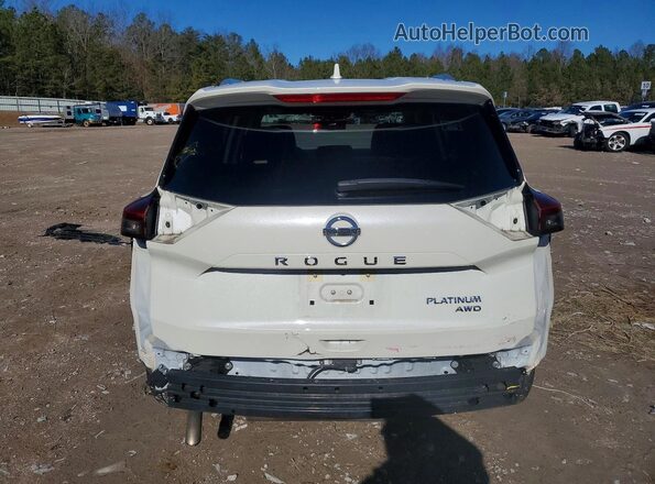 JN8AT3DD6MW310073 2021 NISSAN ROGUE Белый Вид сзади