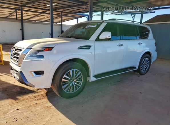 JN8AY2AC2M9147489 2021 NISSAN ARMADA White Front left