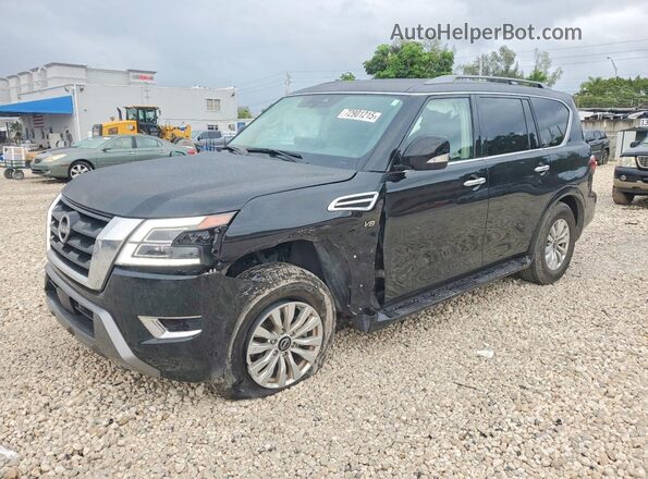 JN8AY2AC2N9161541 2022 NISSAN ARMADA Черный Передняя левая четверть