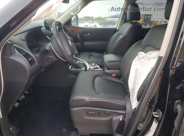 JN8AY2AC2N9161541 2022 NISSAN ARMADA Черный Вид салона спереди