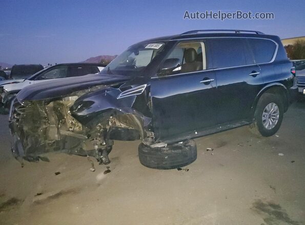 JN8AY2ACXP9180793 2023 NISSAN ARMADA Черный Передняя левая четверть