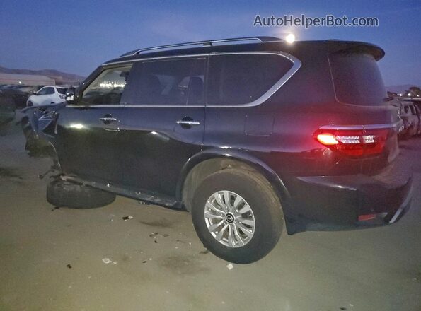 JN8AY2ACXP9180793 2023 NISSAN ARMADA Черный Задняя левая четверть
