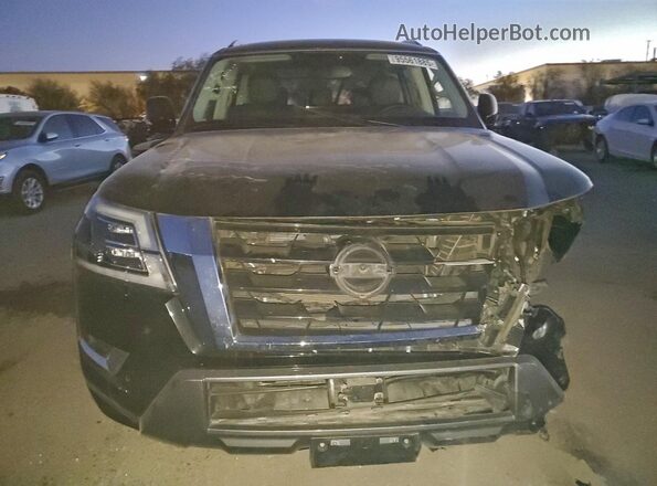 JN8AY2ACXP9180793 2023 NISSAN ARMADA Черный Вид спереди
